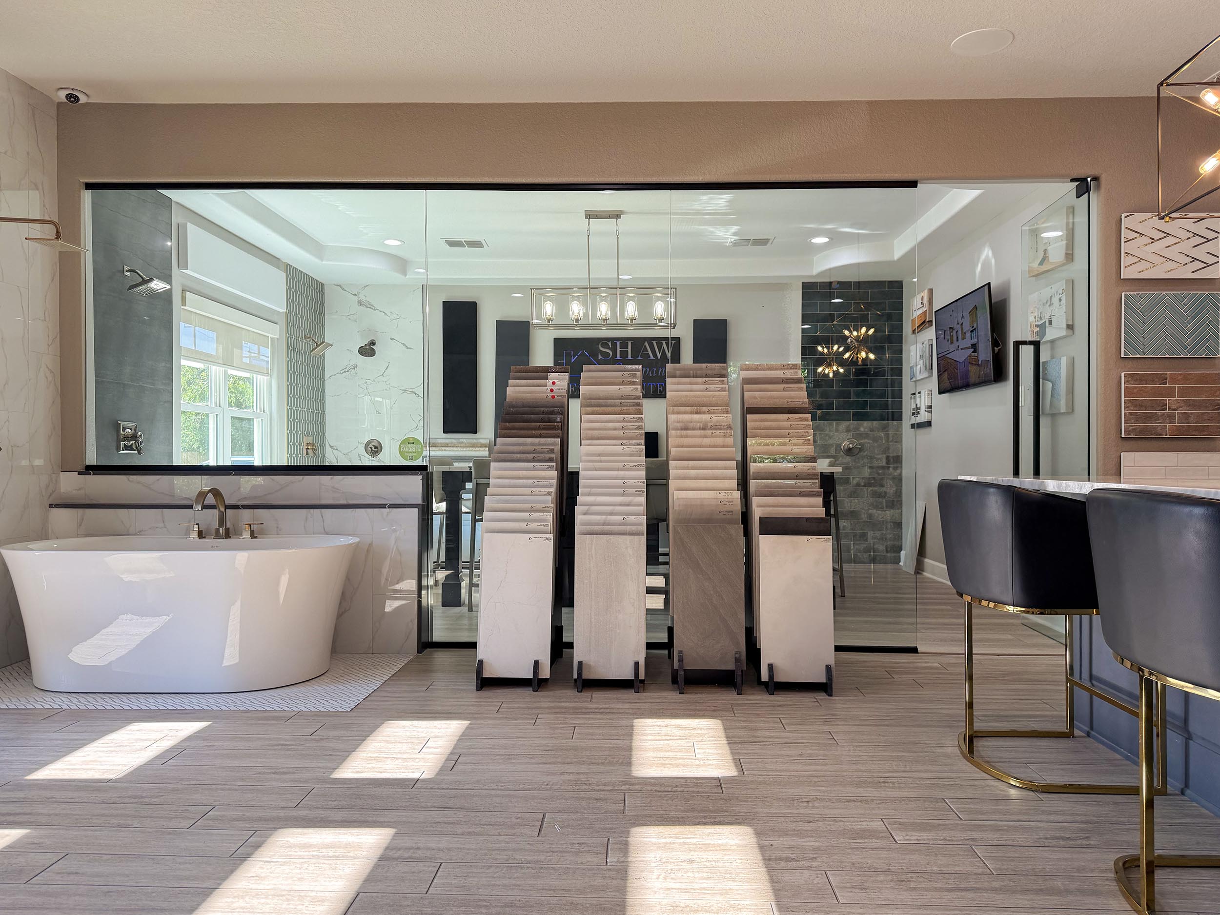 Shaw Company Remodeling showroom in San Antonio