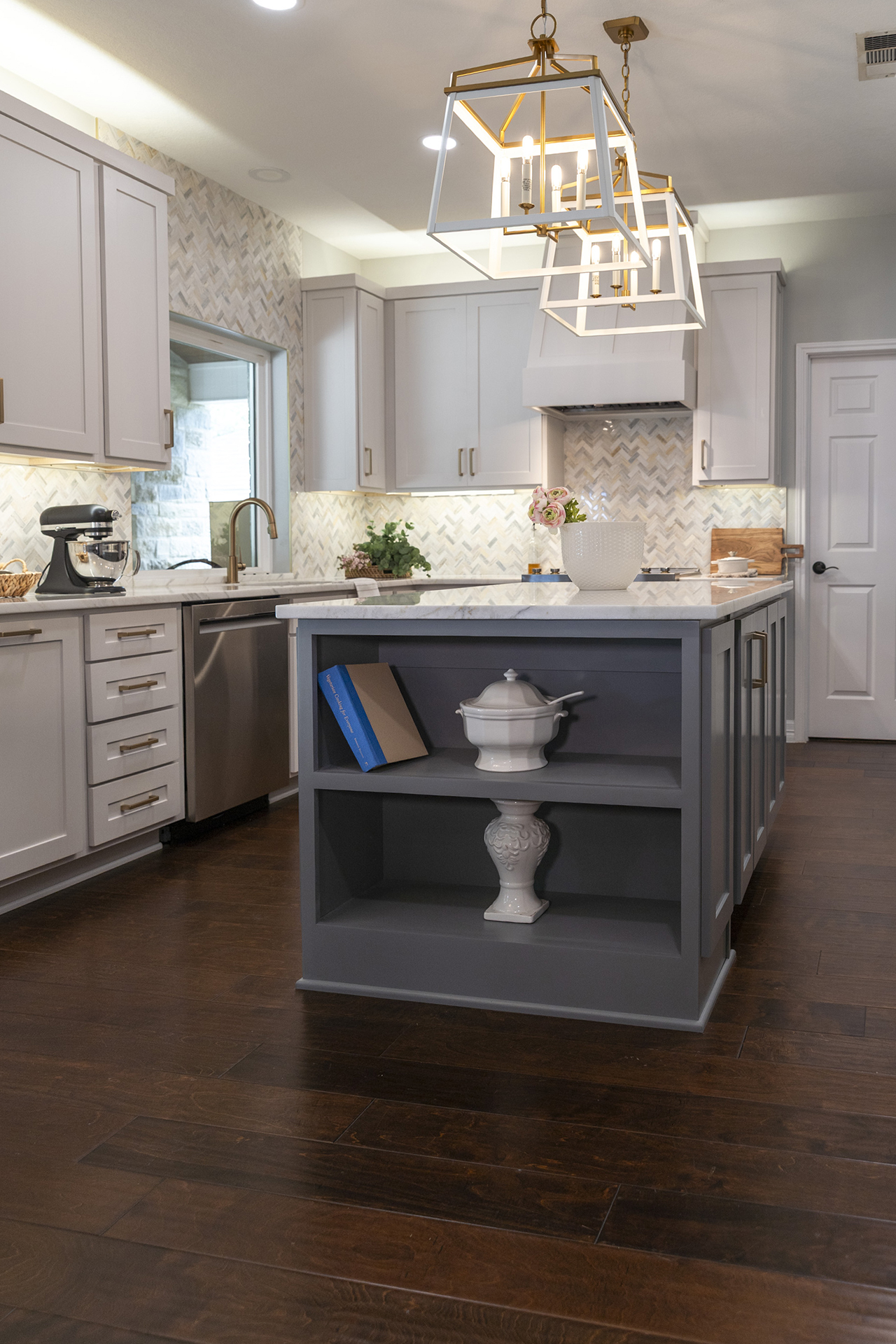 built in shelves kitchen island home remodel