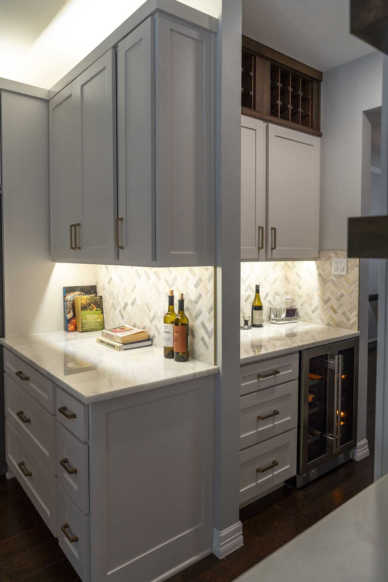 Kitchen remodeling detail