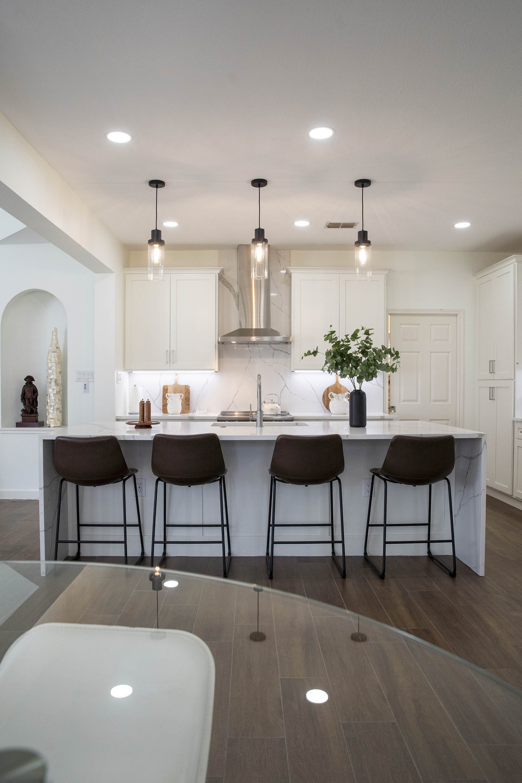 high ceilings new kitchen remodel deer hollow