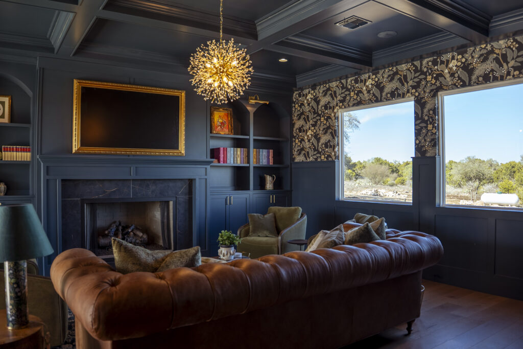 home addition living room color drenching