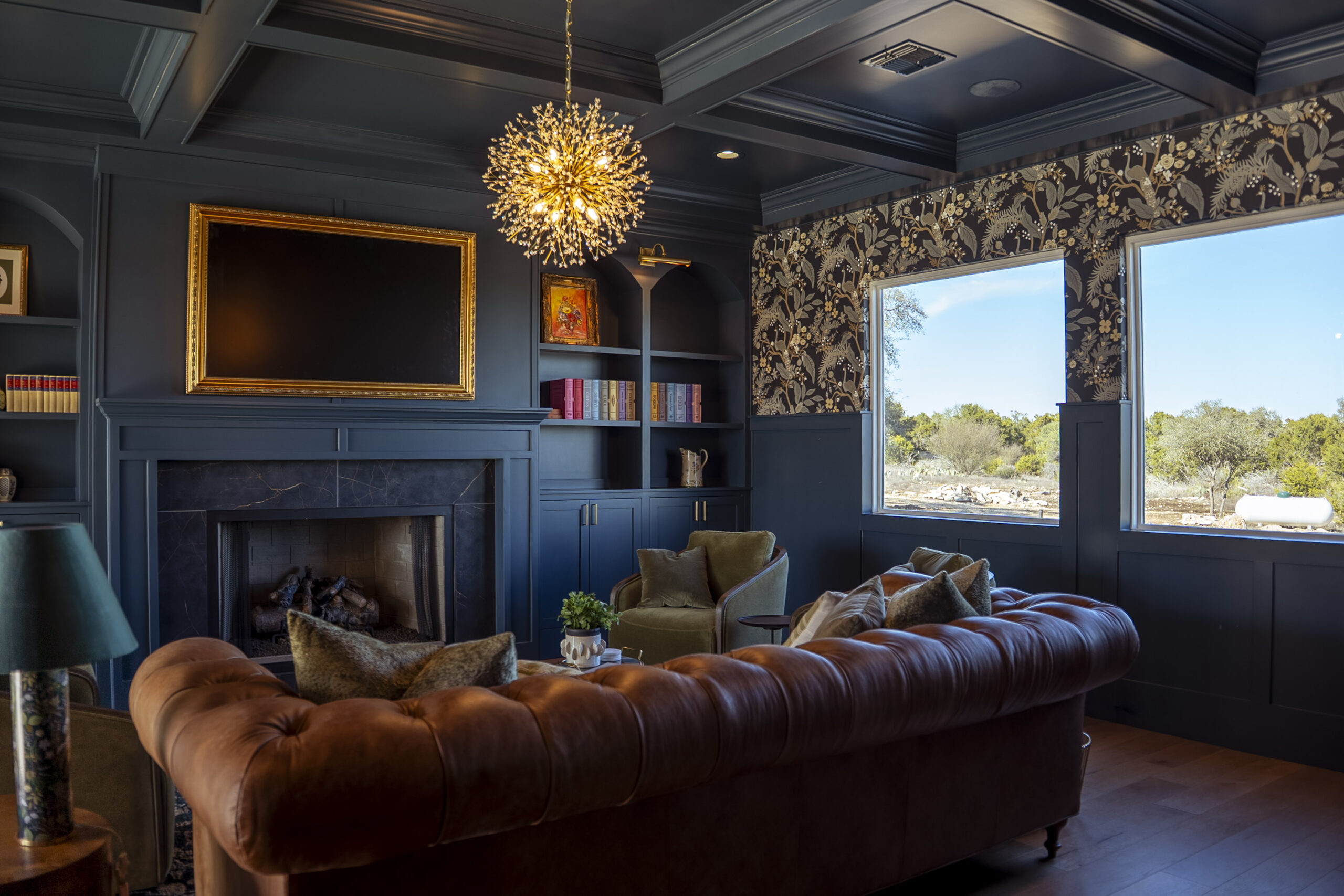 home addition living room color drenching