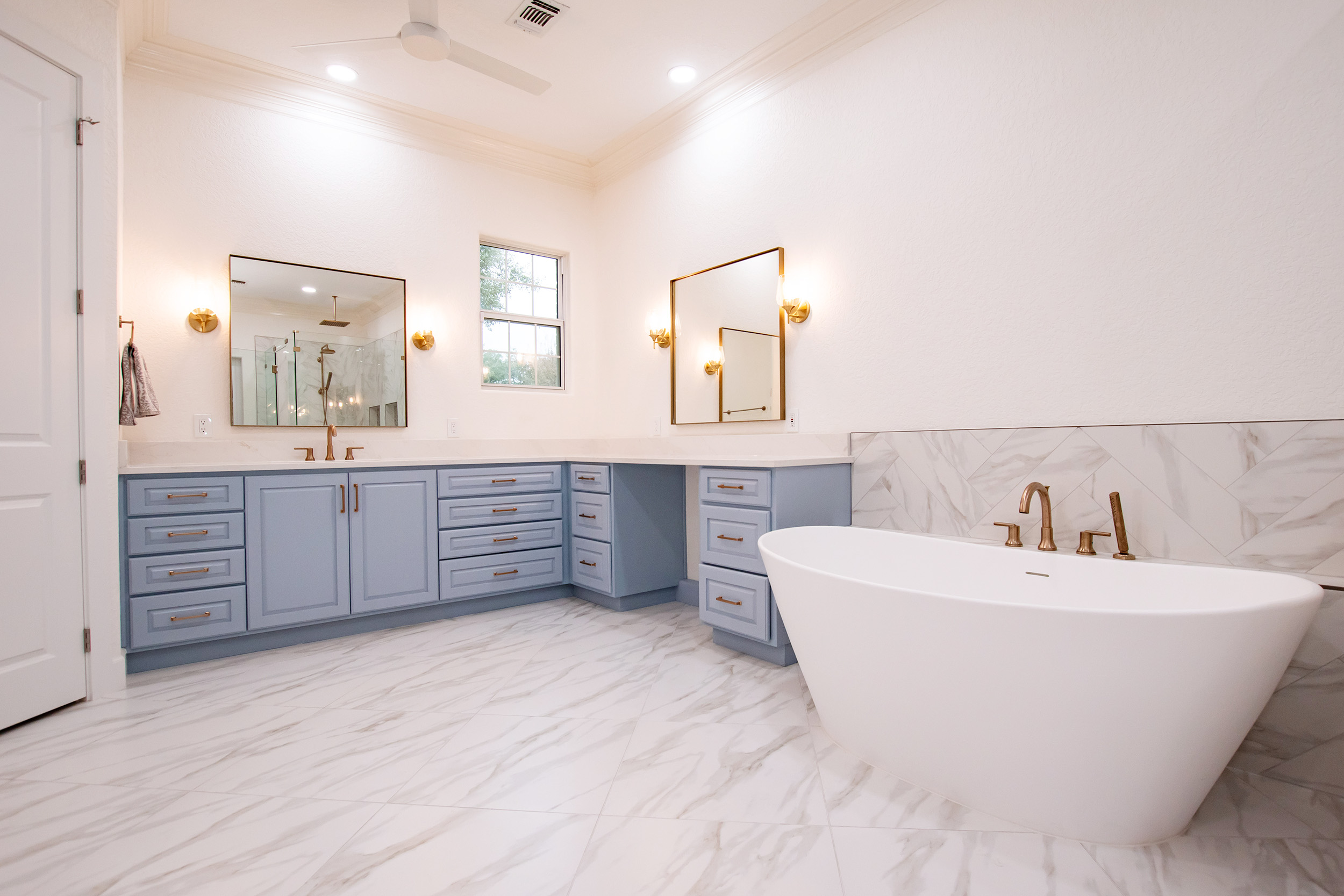 Primary bathroom remodel in Shavano Creek by Shaw Company Remodeling