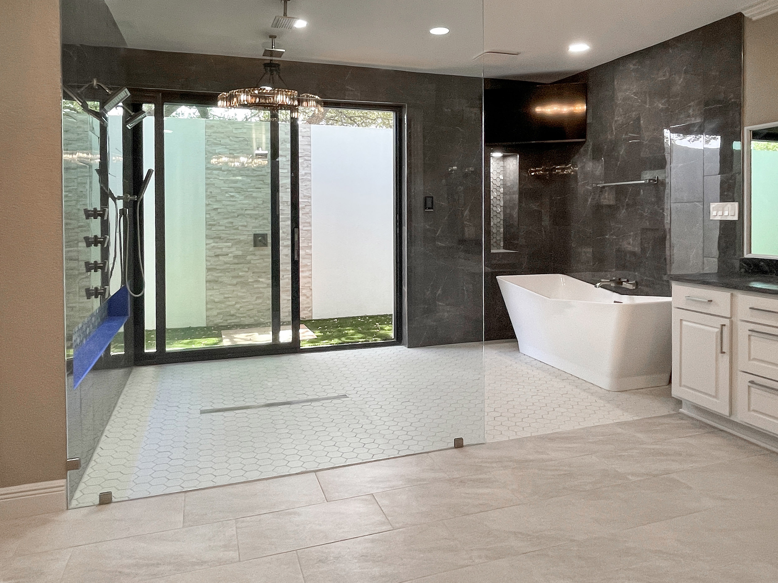 walk in shower wet area outdoor shower home bathroom remodel