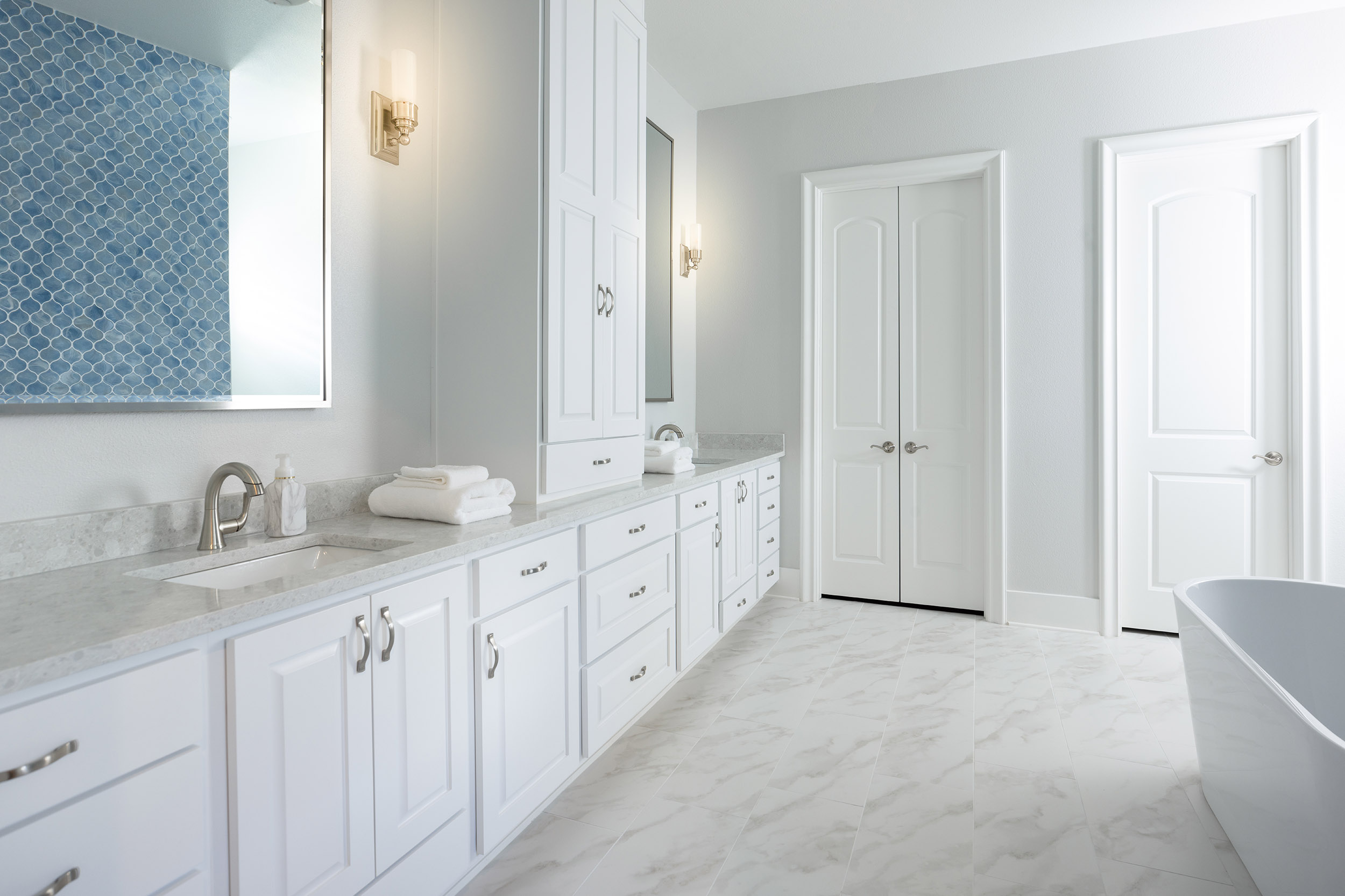 tpc parkway bathroom remodel cabinets and sinks