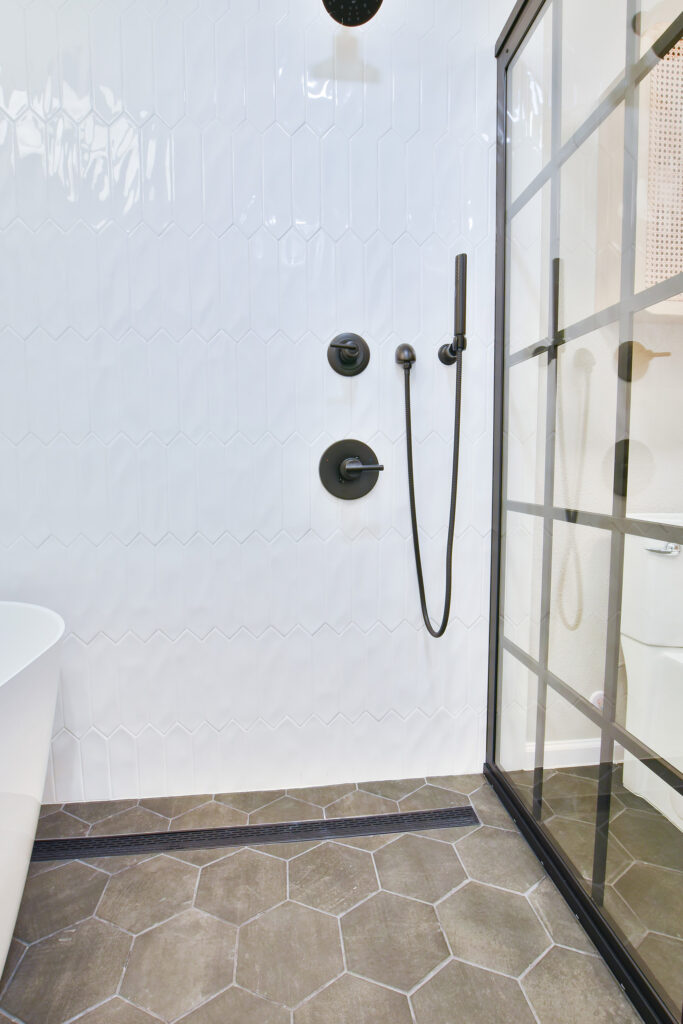 hardware black hollywood park bathroom remodel modern farmhouse