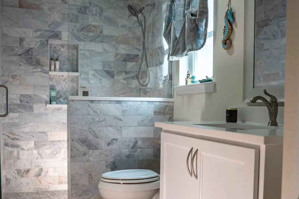 capri blue tile bathroom remodel king edward neighborhood