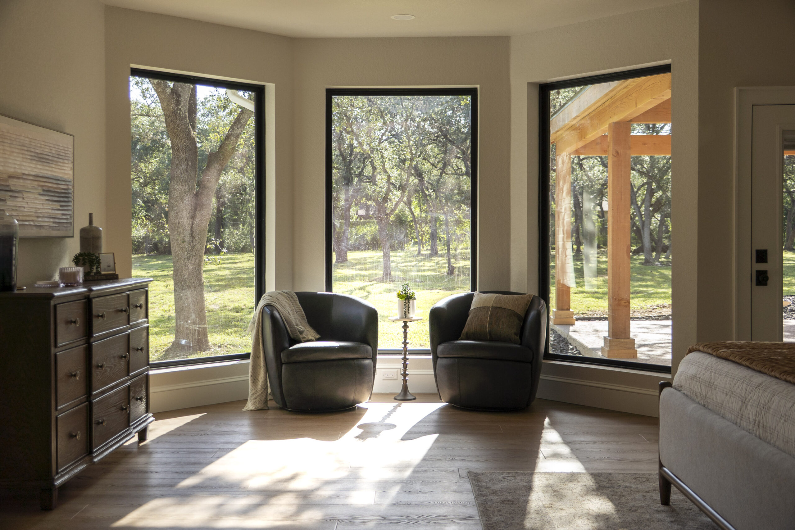 Finished primary suite in Shavano Park