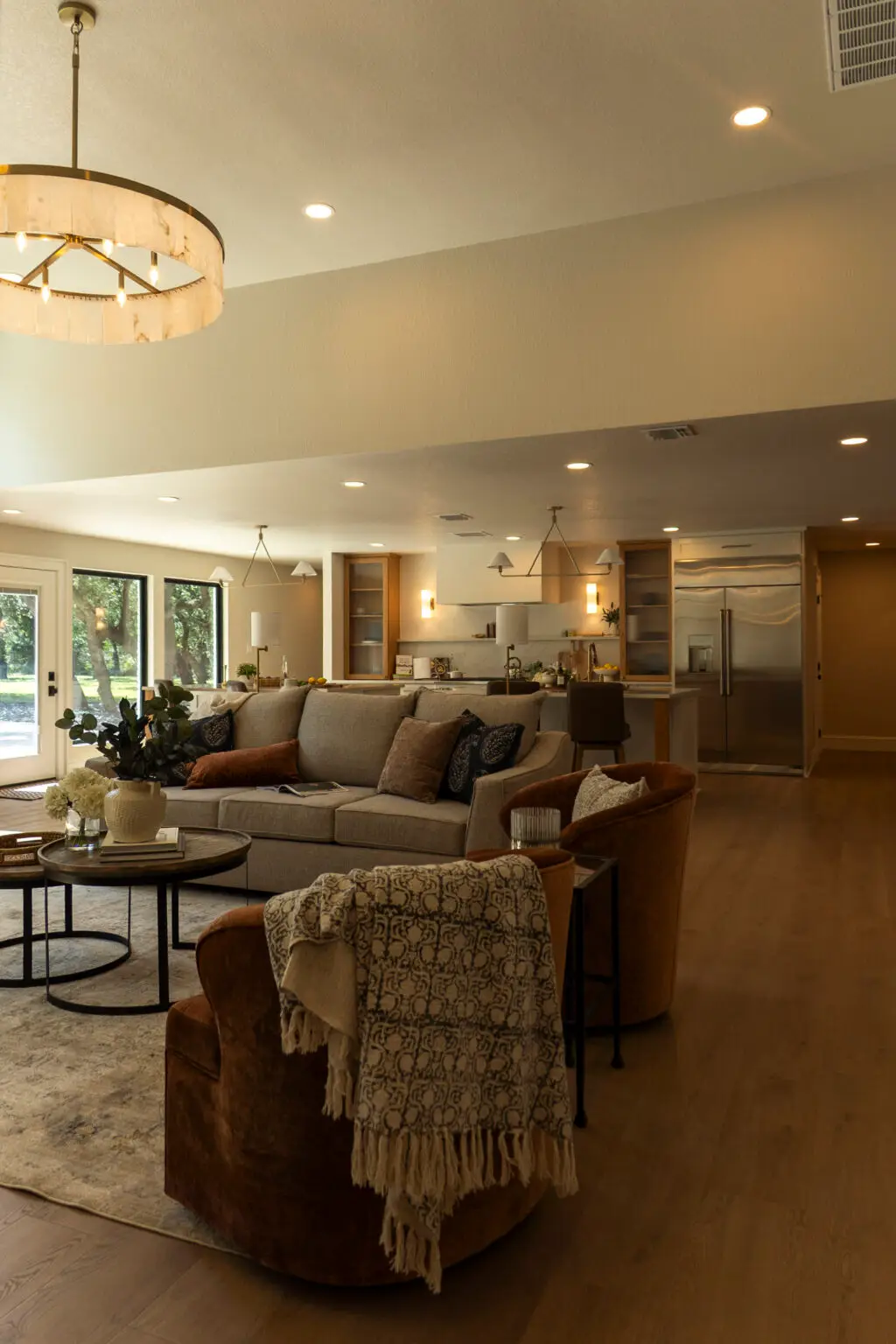 Kitchen and living room remodel by Shaw Company Remodeling