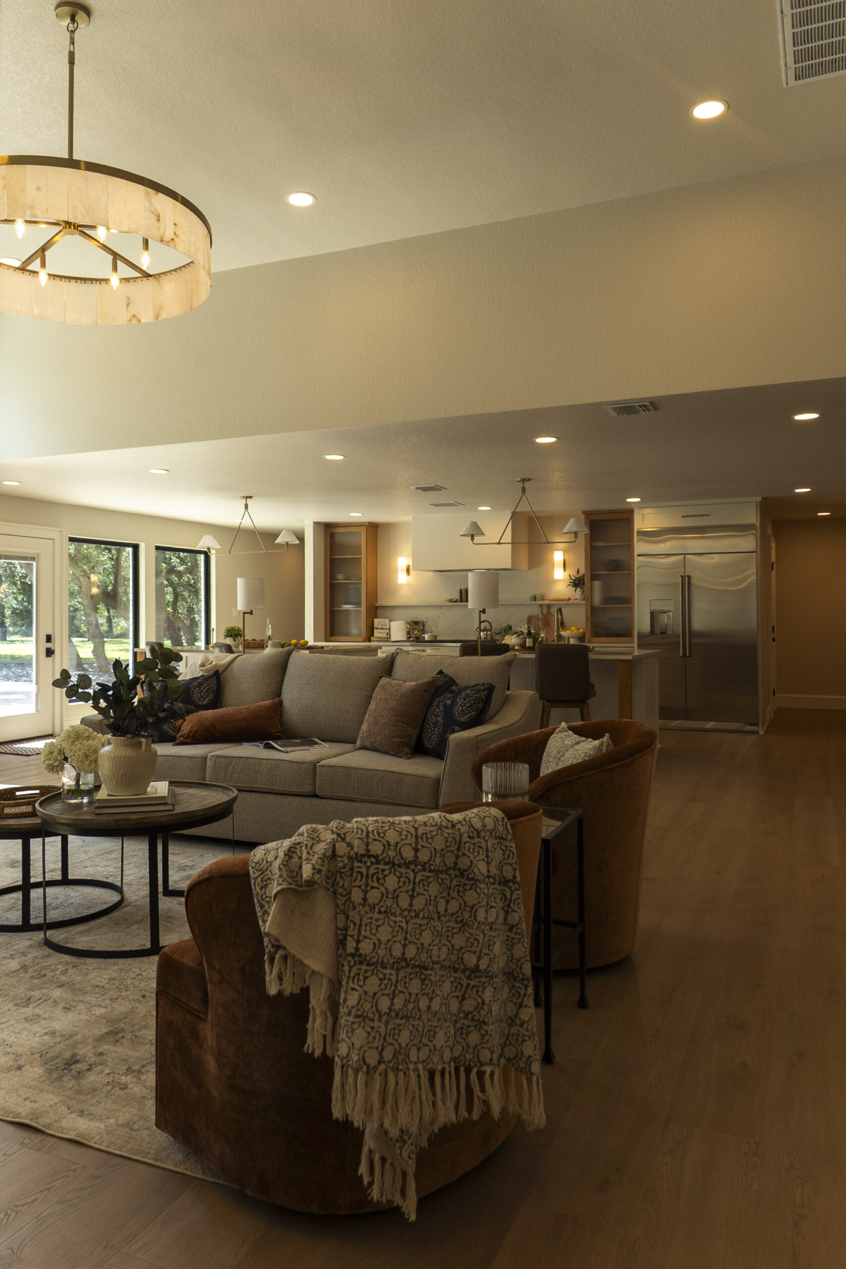 Kitchen and living room remodel by Shaw Company Remodeling