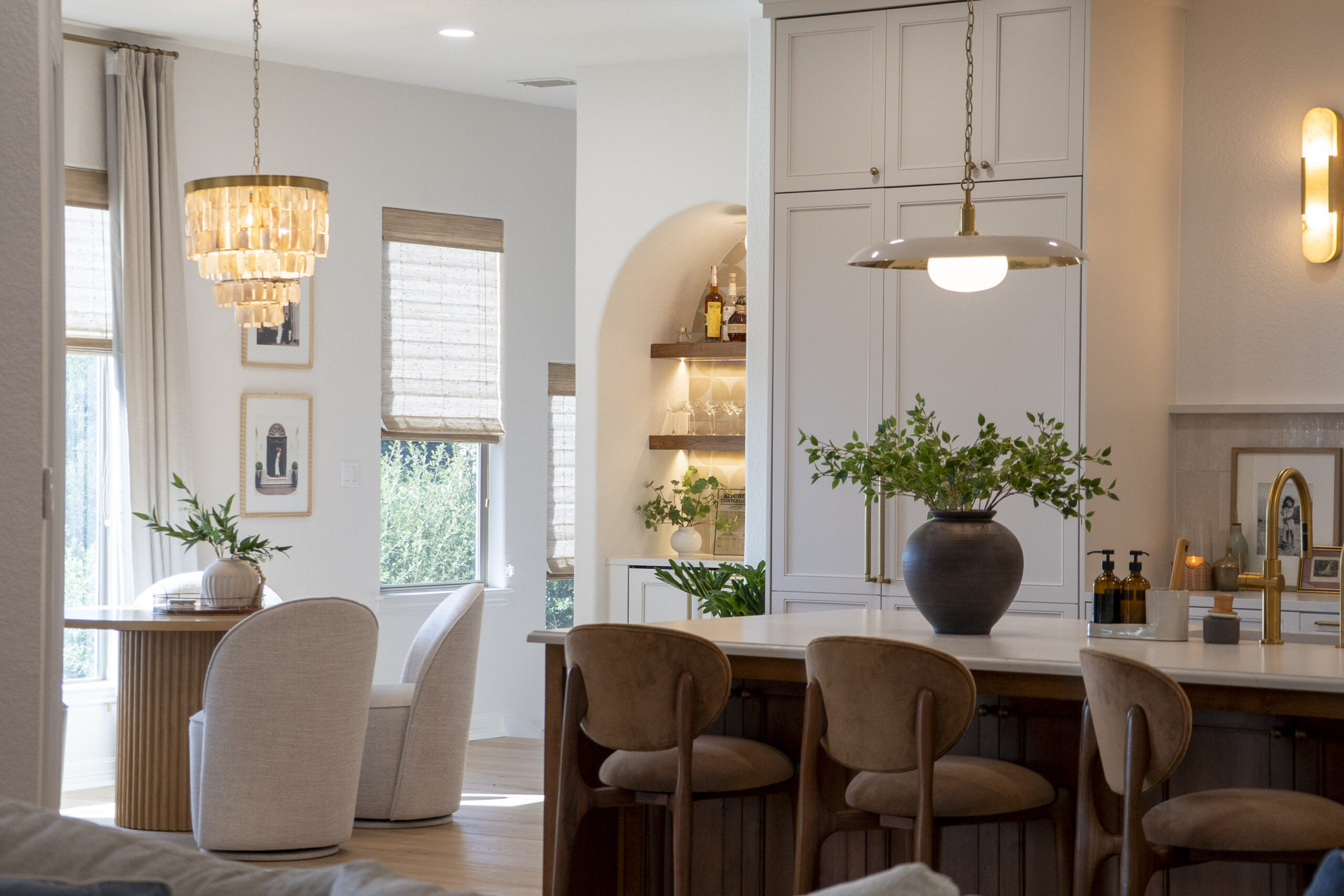 Finished Stone Oak kitchen