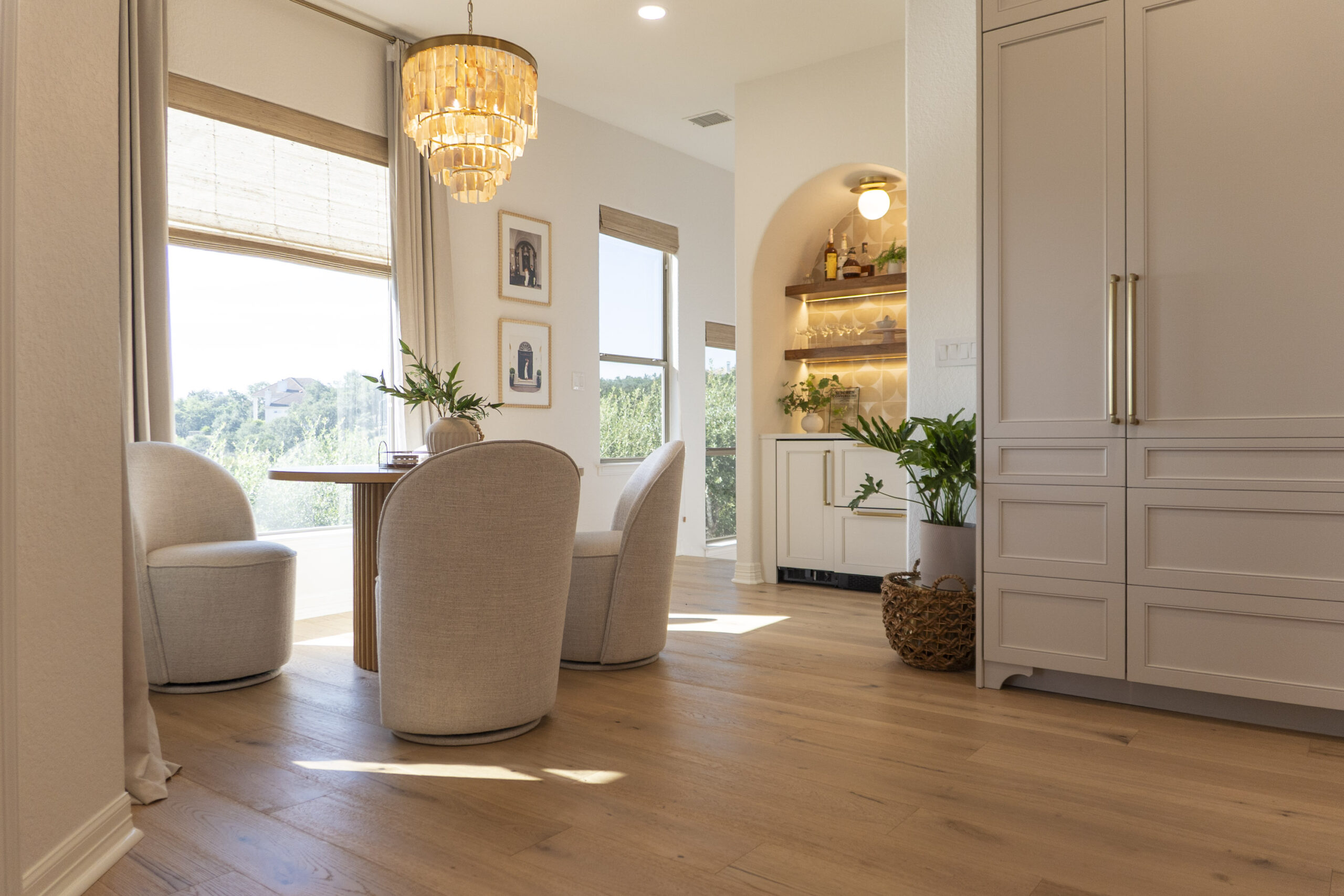 Finished Stone Oak kitchen