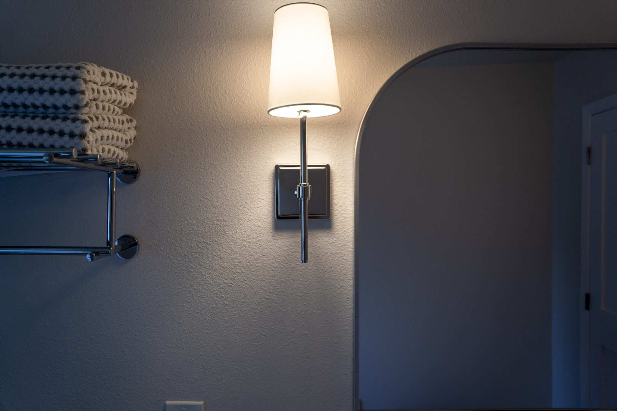 Material and lighting detail in an Alamo Heights remodel