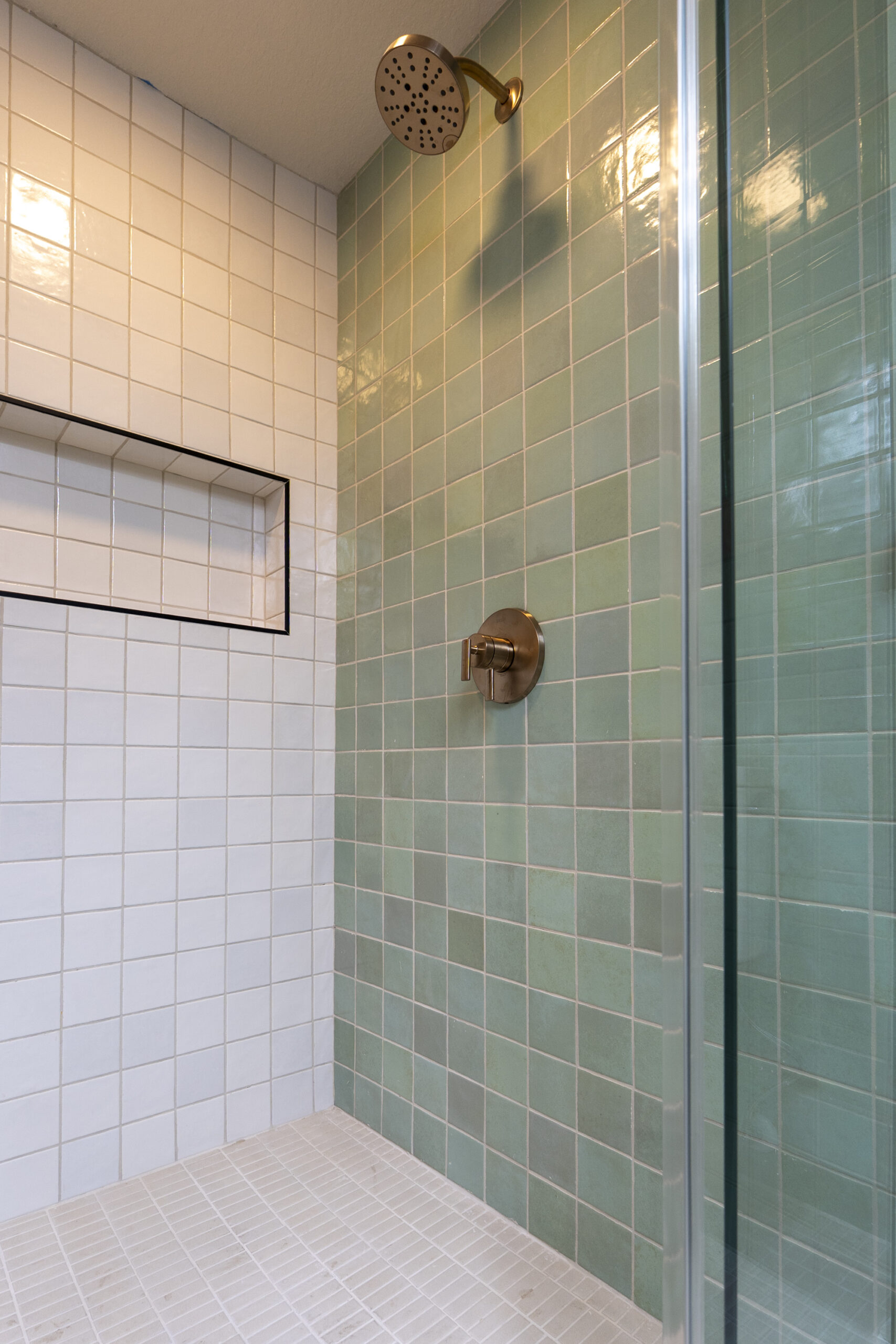 Bathroom remodel detail
